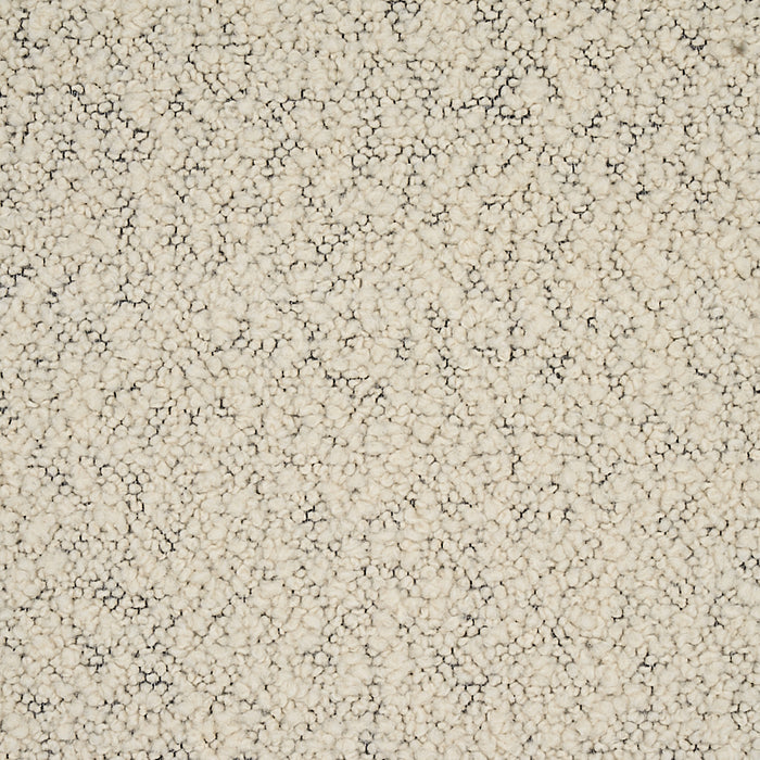 Schumacher Margarete Boucle Ivory On Charcoal Fabric 80530
