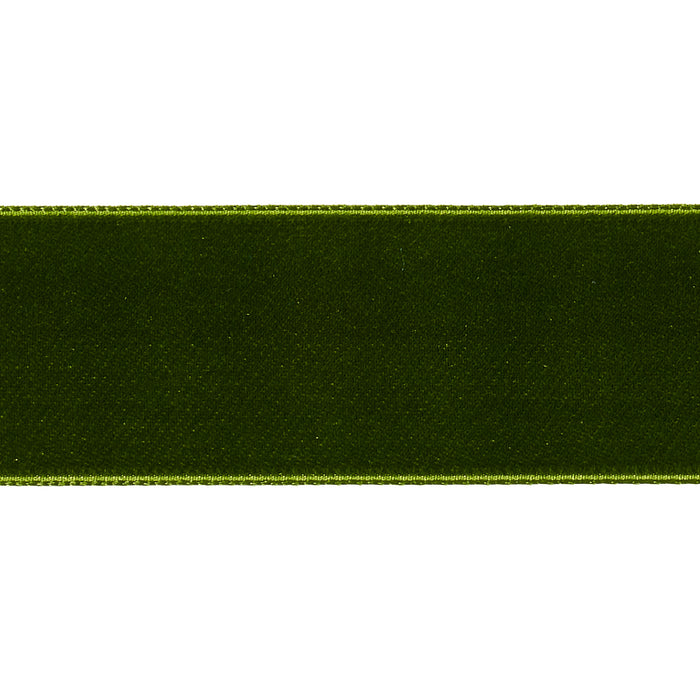 Schumacher Velvet Tape Wide Moss Trim 80965
