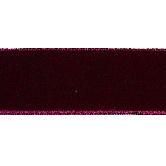 Schumacher Velvet Tape Wide Aubergine Trim 80968