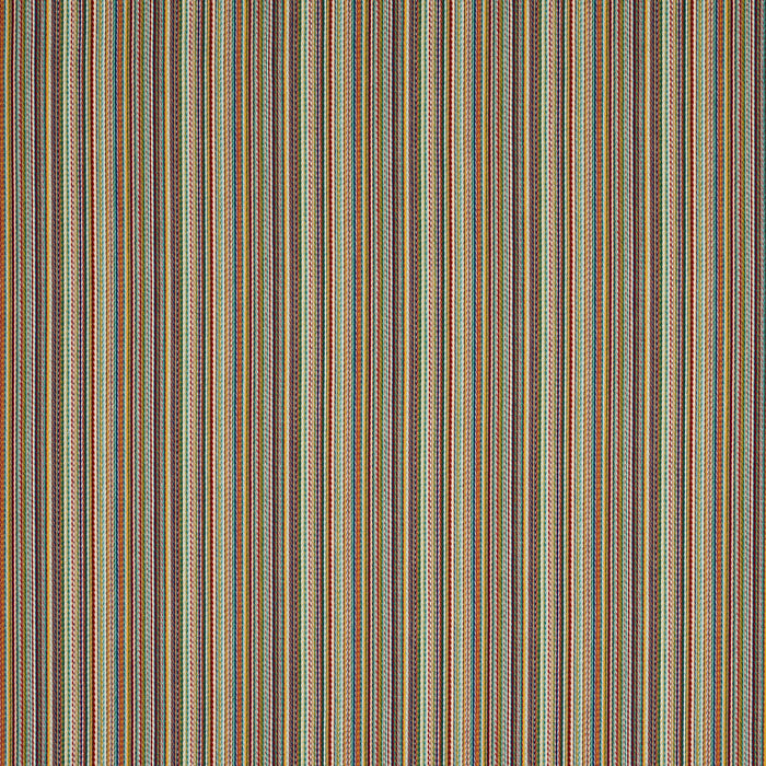 Schumacher Fino Stripe Indoor/Outdoor Multi Fabric Sample 81072