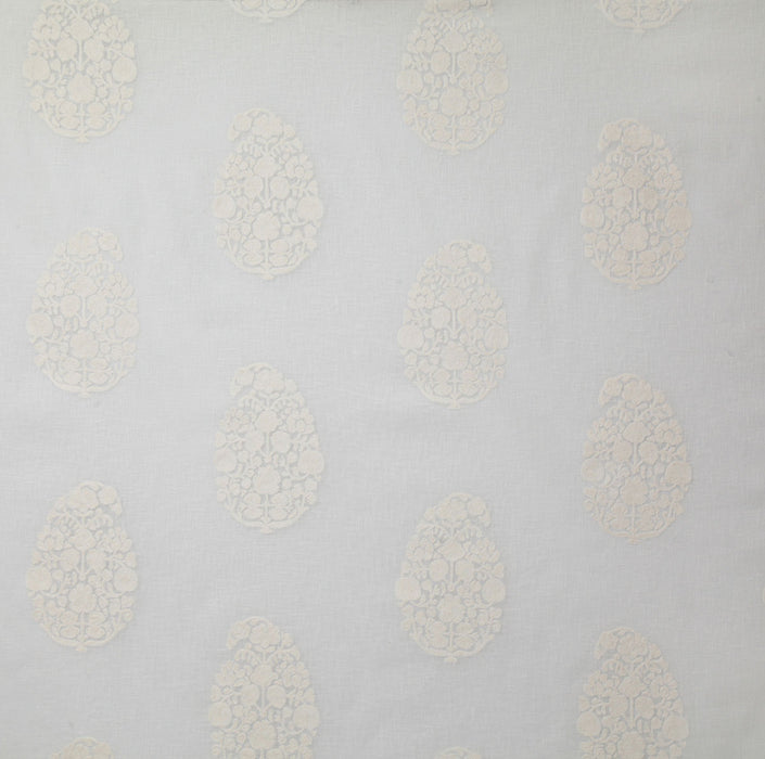 Pindler Bella White Fabric BEL196-WH01