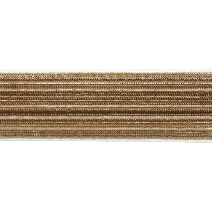 Schumacher Gaspard Velvet Tape Narrow Gold Trim 81295