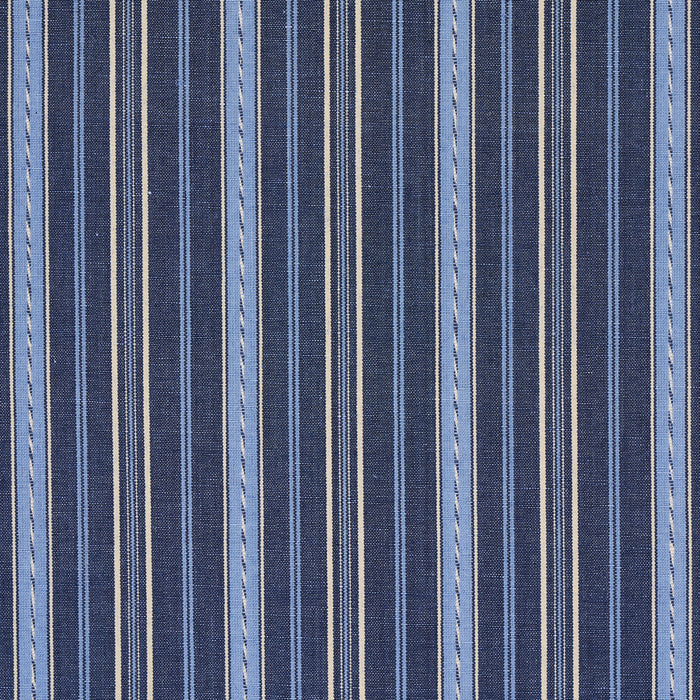 Schumacher Lightfoot Stripe Delft Fabric 81440