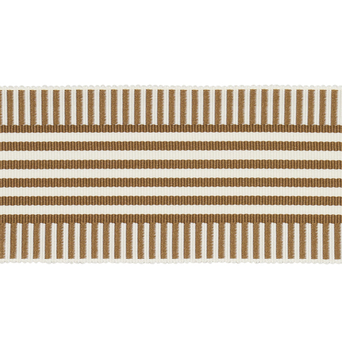 Schumacher Keket Stripe Tape Camel Trim 81691