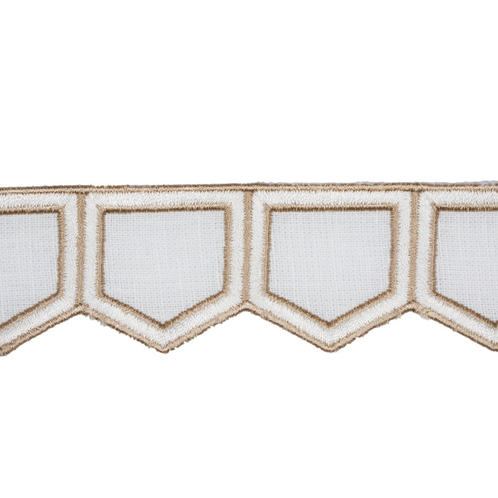 Schumacher Honeycomb Trim Ivory Trim 81750