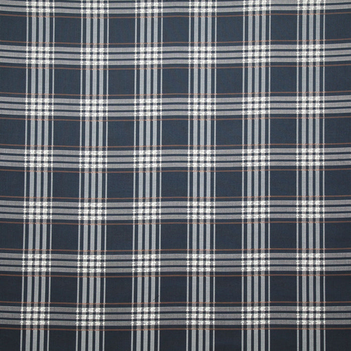 Pindler Pacific Plaid Denim Fabric PAC014-BL01