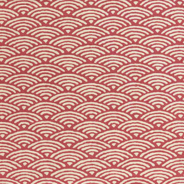 China Seas Seto Ii Red Fabric Sample 8180-07