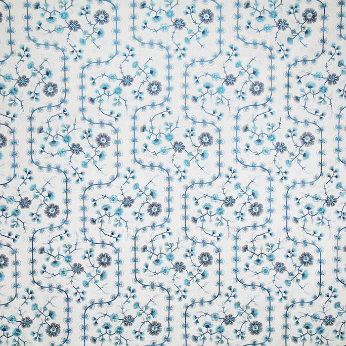 Pindler Zella Azure Fabric ZEL006-BL01