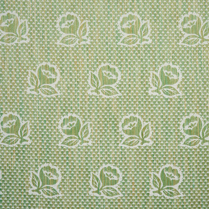 Schumacher Fleurette Leaf Fabric 82192