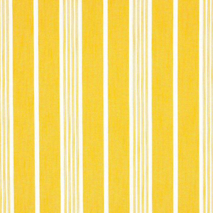 Schumacher Hampton Stripe Indoor/Outdoor Canary Fabric 82303