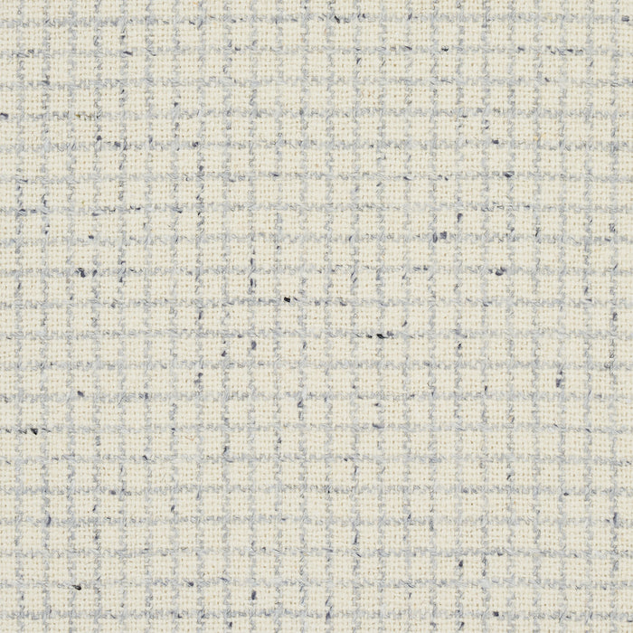 Schumacher Hudson Wool Check Ivory Fabric 82350