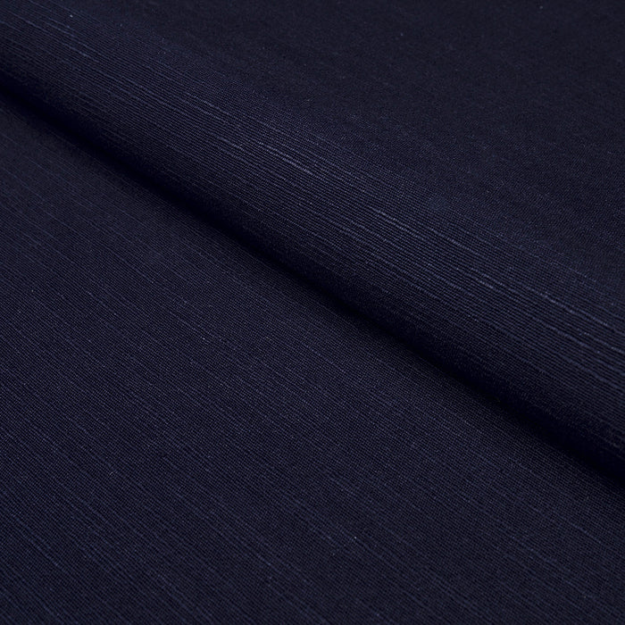 Schumacher Annabel Cotton Navy Fabric 82562