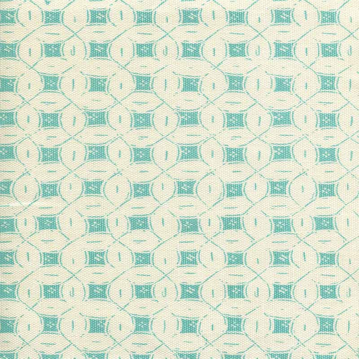 China Seas Peacock Batik Background Turquoise Fabric Sample 8300-01