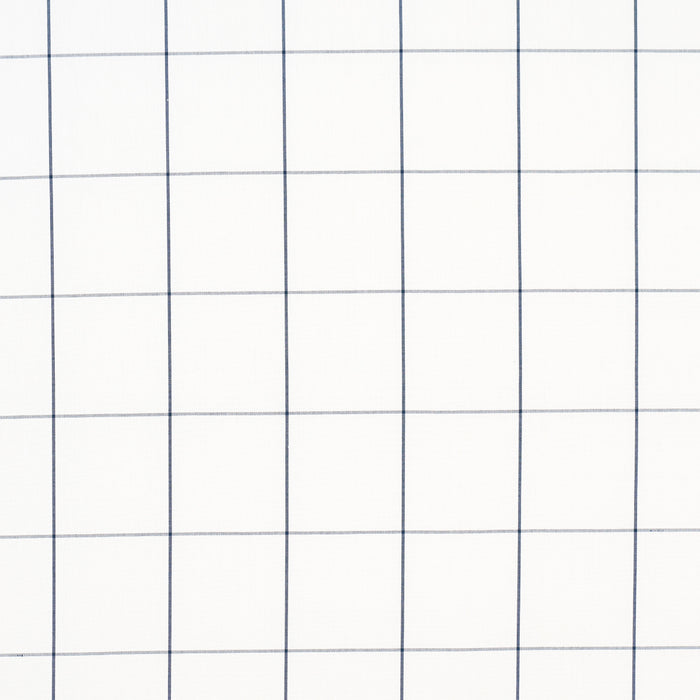 Schumacher Woodman Check Indigo Fabric 83034