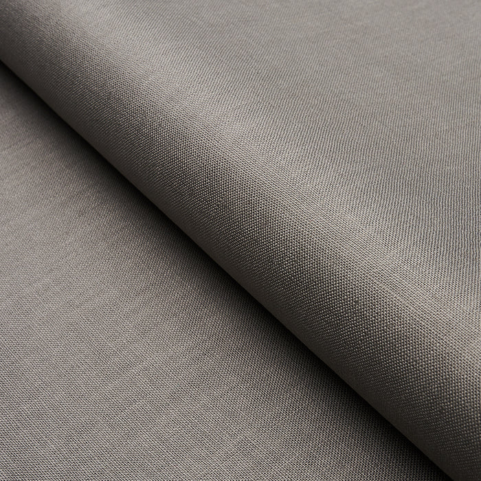 Schumacher Middleton Linen Grey Fabric 83040
