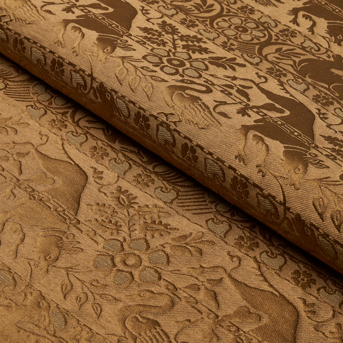Schumacher Animali Bronze Fabric 83122