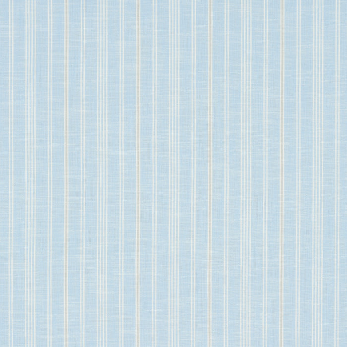 Schumacher Lucy Stripe Light Blue Fabric 83710