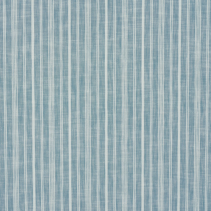 Schumacher Lucy Stripe Indigo Fabric Sample 83713