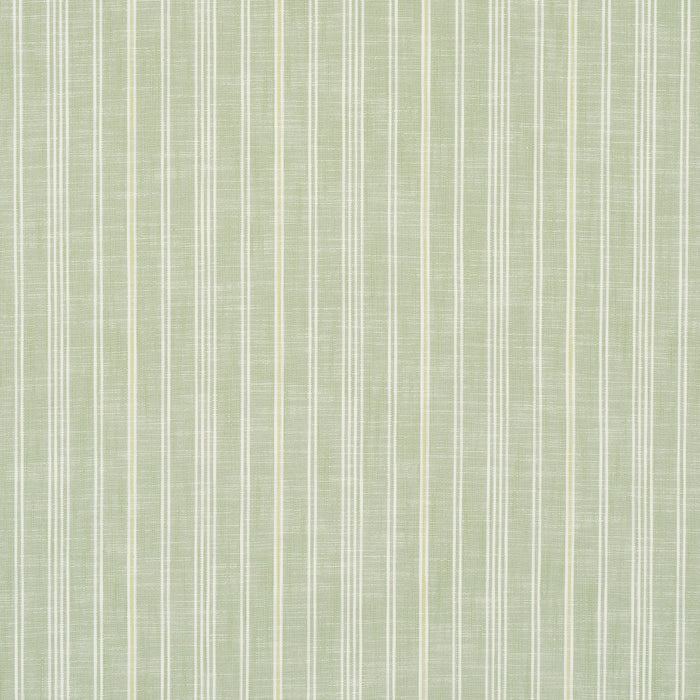 Schumacher Lucy Stripe Leaf Green Fabric 83714