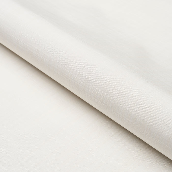 Schumacher Gracie Solid Strie Ivory Fabric Sample 83724