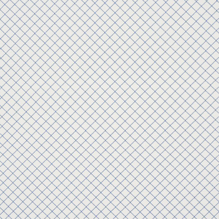Schumacher Maggie Lattice Indigo Fabric 83761