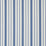 Schumacher Markie Stripe Indigo Fabric Sample 83801