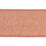 Schumacher Wide Faille Tape Peach Trim Sample 83871