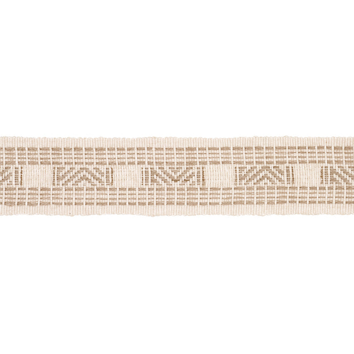 Schumacher Nael Linen Cotton Tape Oyster Trim 83981