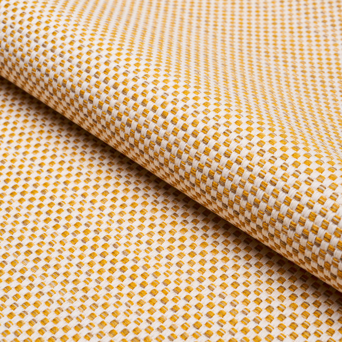 Schumacher Pacifica Indoor/Outdoor Maize Fabric Sample 84313