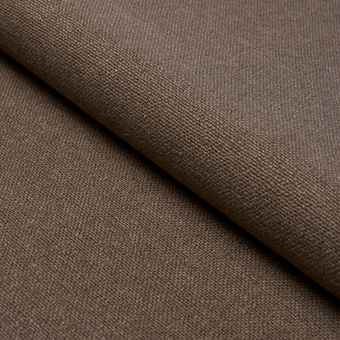 Schumacher Lars Rustic Linen Brown Fabric 84496