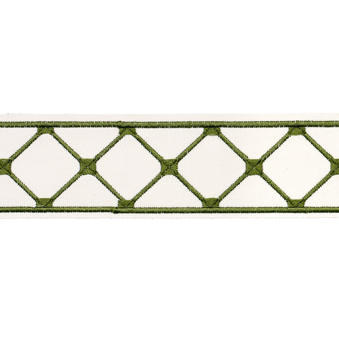 Schumacher Parisian Bamboo Green Trim 84600