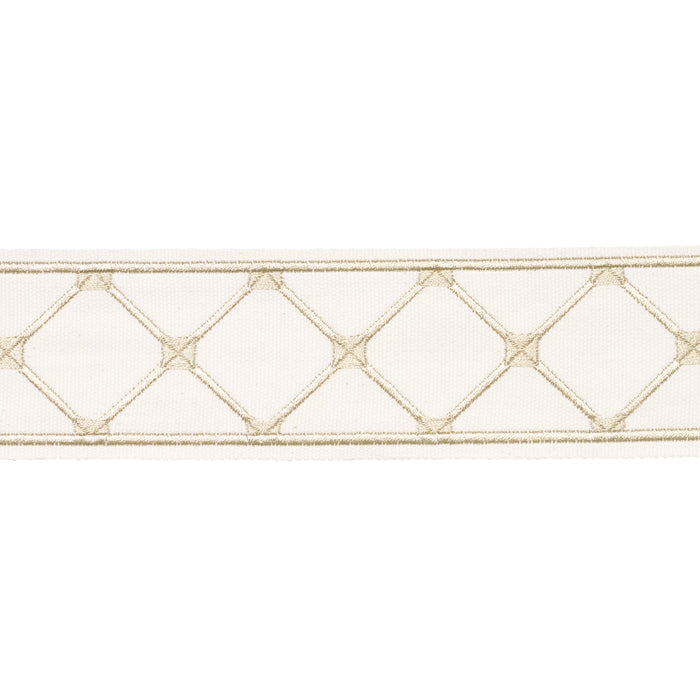 Schumacher Parisian Bamboo Ivory Trim 84603