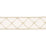 Schumacher Parisian Bamboo Ivory Trim Sample 84603