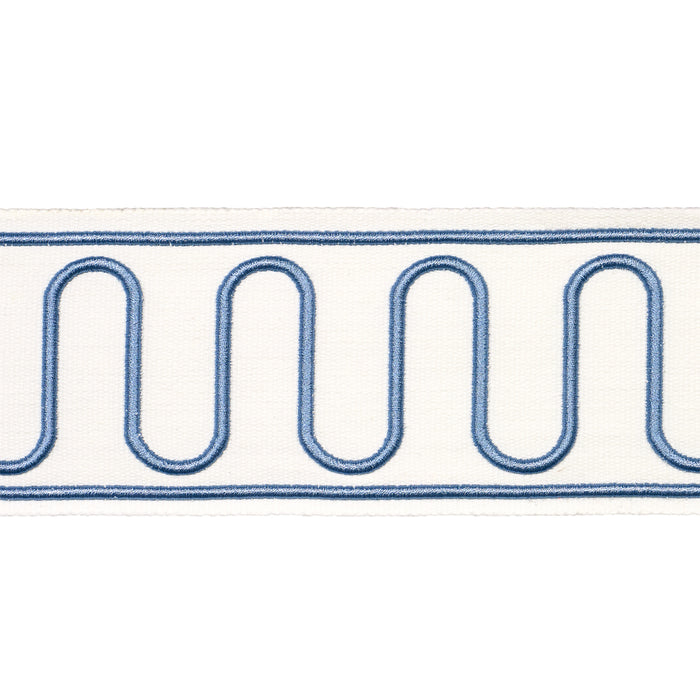 Schumacher Royere Scroll Porcelain Trim 84621