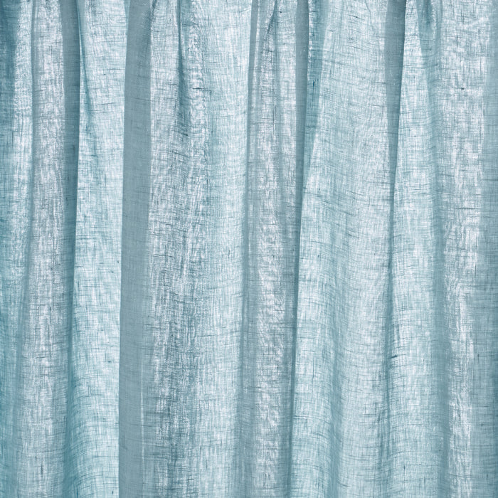 Schumacher Aya Sheer Sky Fabric Sample 84923
