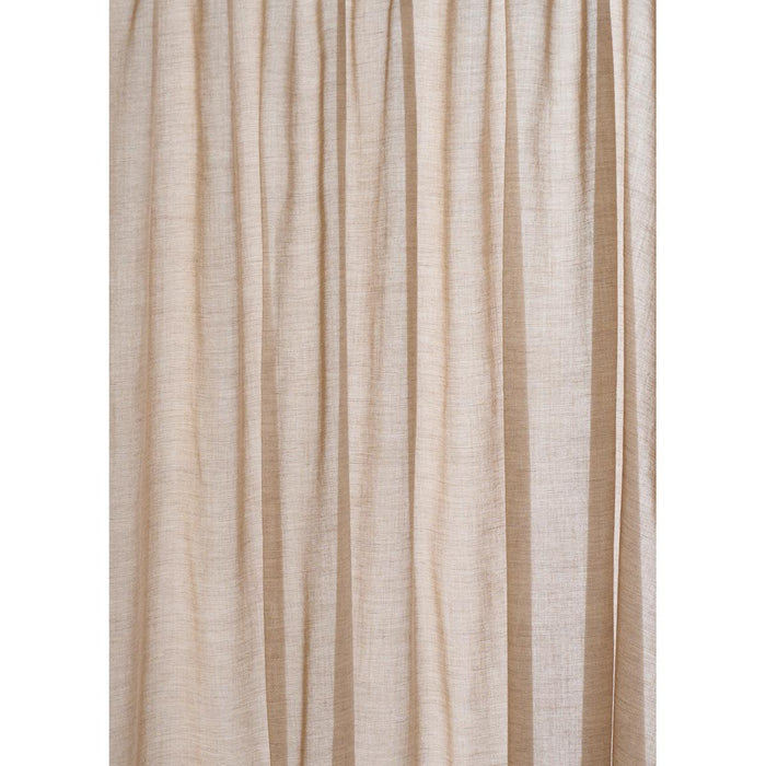 Schumacher Summit Sheer Sandstone Fabric Sample 85074