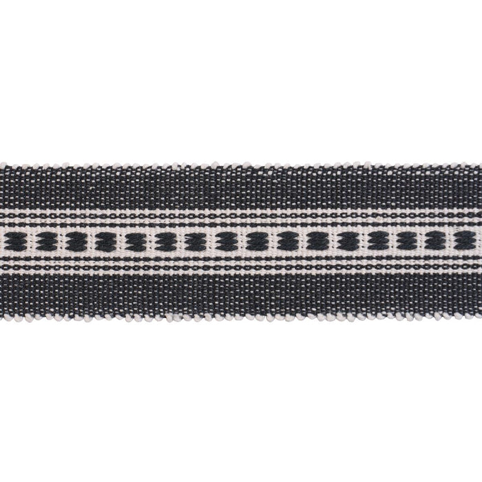 Schumacher Lubeck Tape Narrow Charcoal Trim 85171