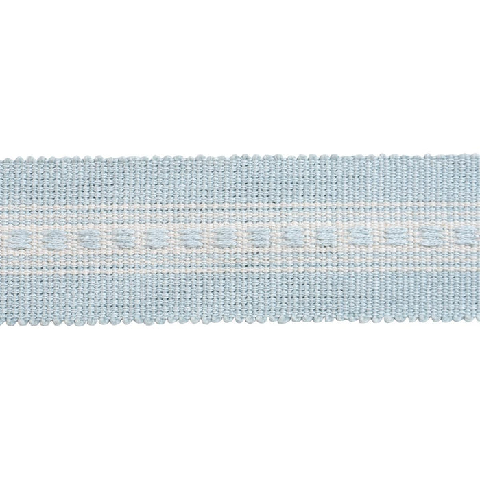 Schumacher Lubeck Tape Narrow Sky Trim 85173