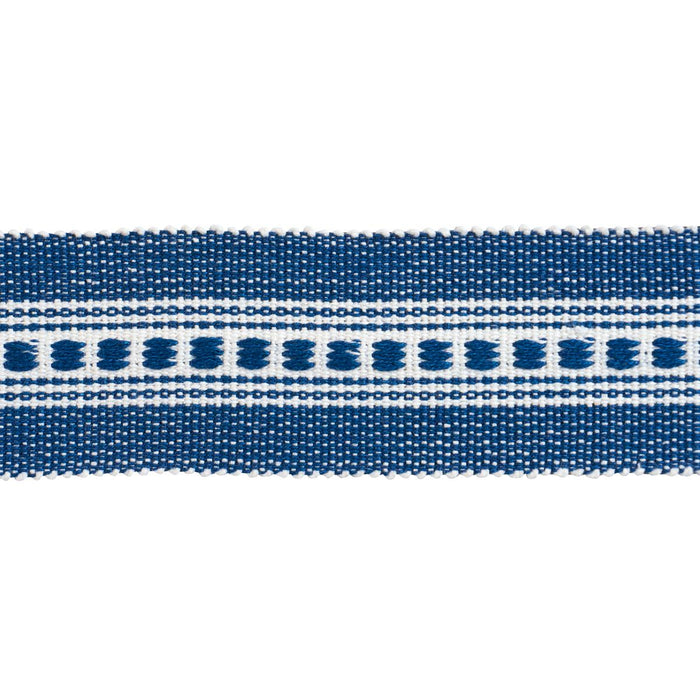 Schumacher Lubeck Tape Narrow Navy Trim 85174