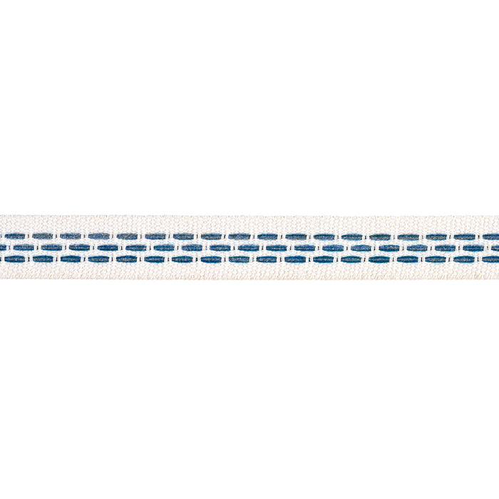 Schumacher Portola Tape Narrow Indoor/Outdoor Slate Trim 85184