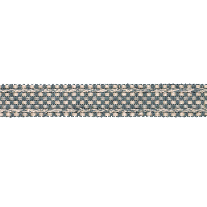 Schumacher Country Braid Teal Trim Sample 85541