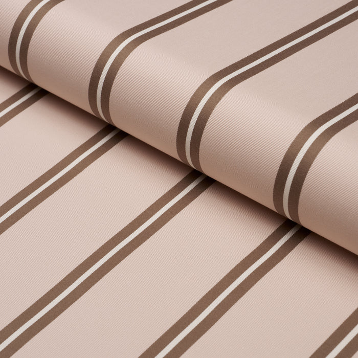 Schumacher Briony Stripe Cameo Fabric Schumacher 85620