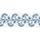 Schumacher Lottie Tape Sky Trim Sample 85650