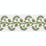 Schumacher Lottie Tape Leaf Trim Sample 85651