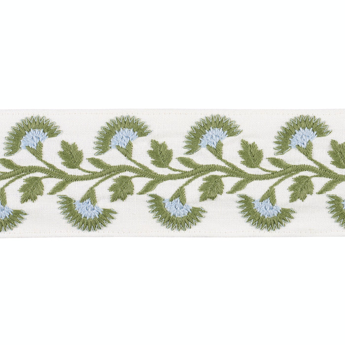 Schumacher Lottie Tape Leaf Trim Sample 85651