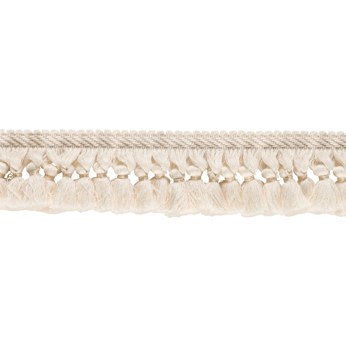 Schumacher Rosalind Tassel Trim Ivory Trim Sample 85680