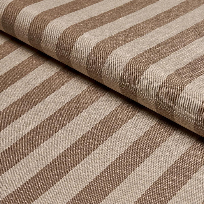 Schumacher Hanson Indoor/Outdoor Stripe Flax Fabric 85801