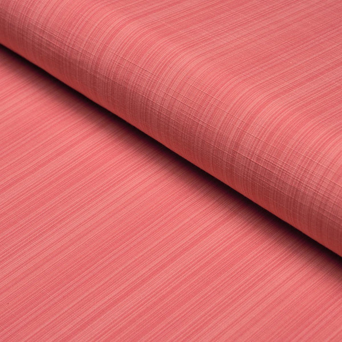 Schumacher Gracie Solid Strie Coral Fabric 85930