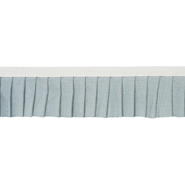 Schumacher Clara Pleated Tape Sky Trim 85960