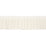 Schumacher Clara Pleated Tape Ivory Trim 85962